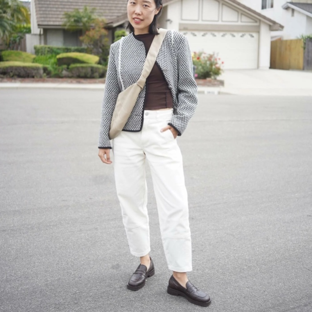 Everlane The Utility Barrel Pants in Bone Size 2 - Picture 4 of 13